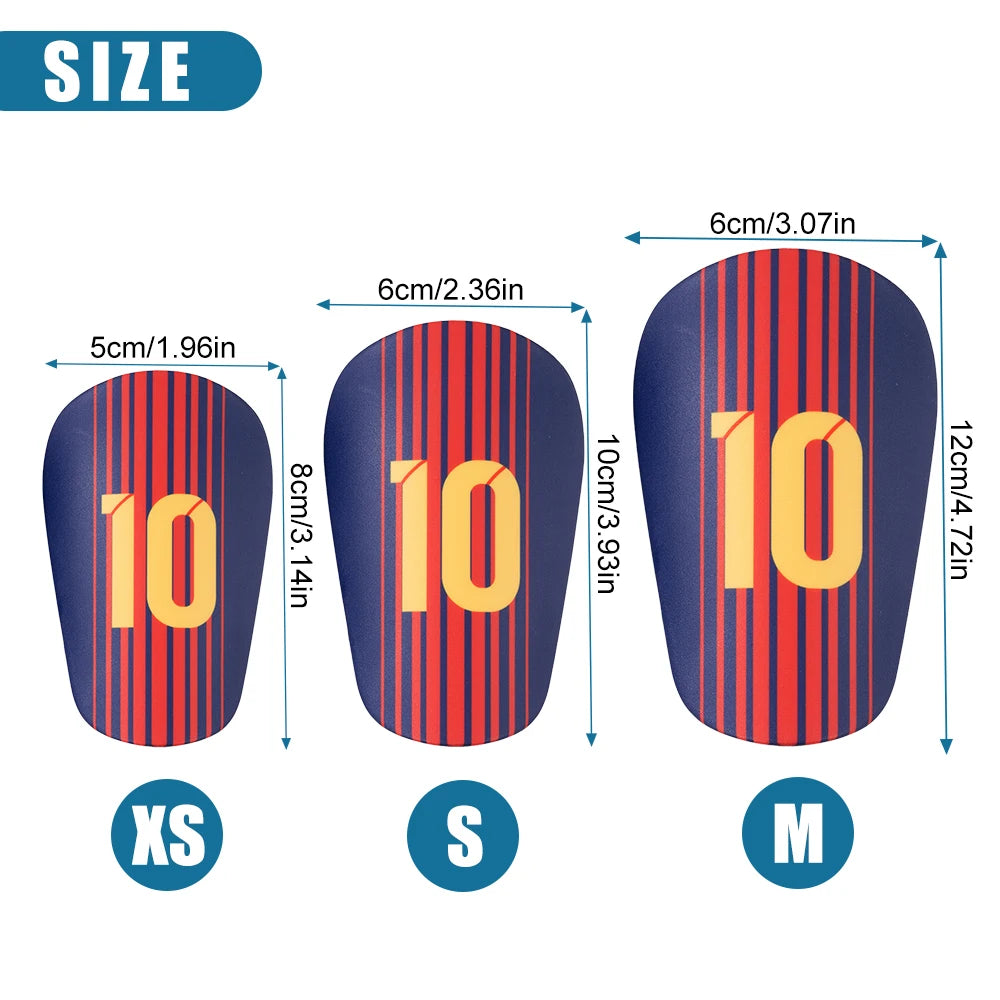 1Pair Mini Shin Guards Soccer - Extra Small Miniature Soccer Calf Pads - Protective Equipment Shin Guards for Teen Adults Kids