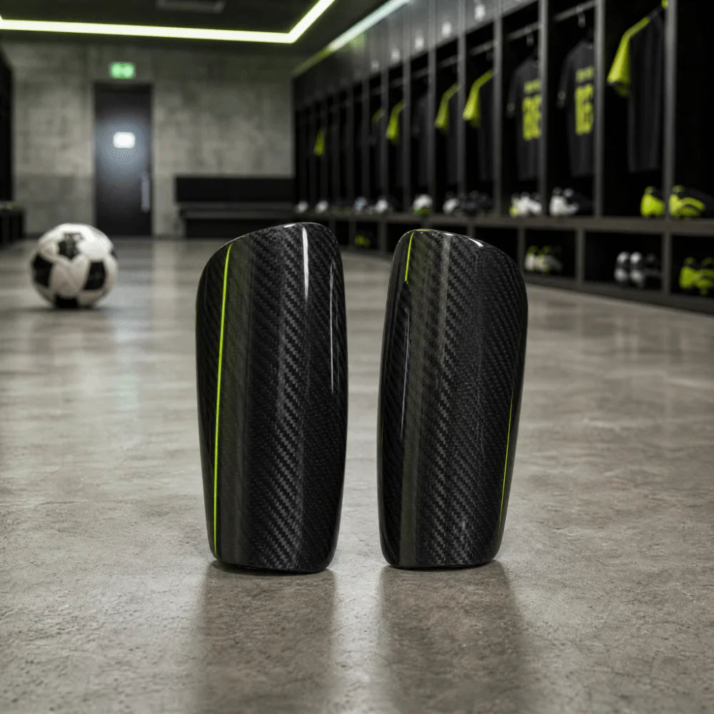 3pcs Carbon Fiber Soccer Shin Guards Black Lightweight Leg Protectors Ergonomic Fit Shock Absorbing Shin Pads Youth Sports