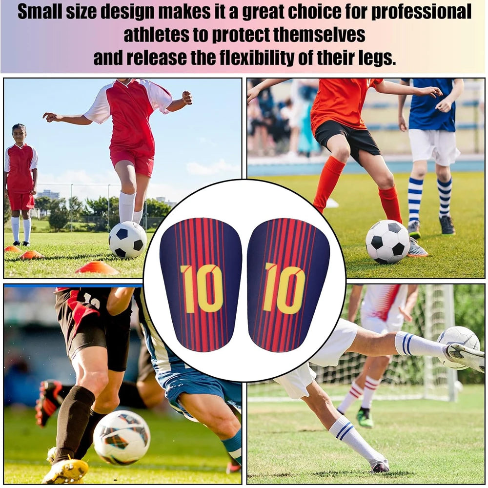 1Pair Mini Shin Guards Soccer - Extra Small Miniature Soccer Calf Pads - Protective Equipment Shin Guards for Teen Adults Kids
