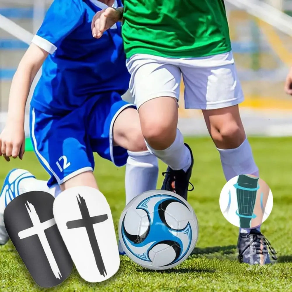 PP+EVA Football Shin Pads Shock Absorbing Protective Equipment Soccer Training Leg Guard Mini Wear-resistant